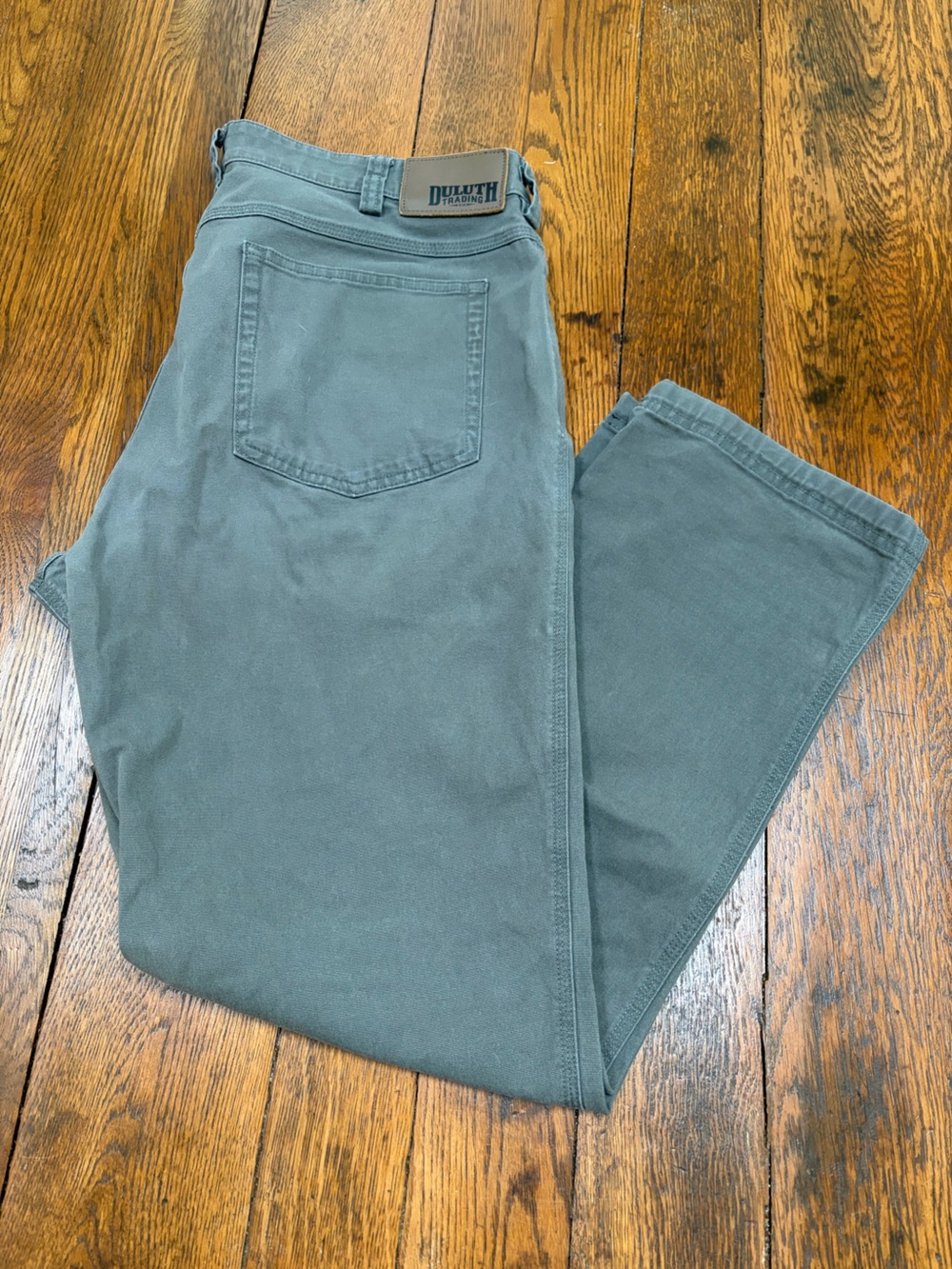 Duluth Trading Co Gunmetal Grey / Gray Men's Work Pants 36x32